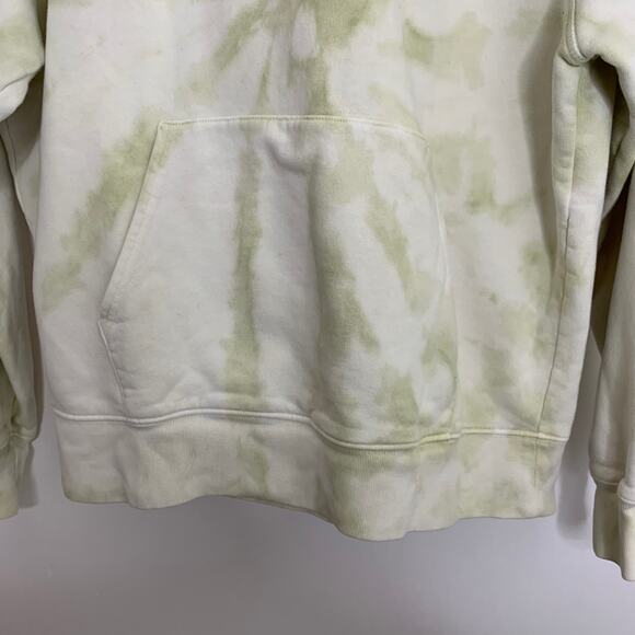Reformation Jeans Green Tie Dye Pullover Hoodie Womens Small - Picture 8 of 15